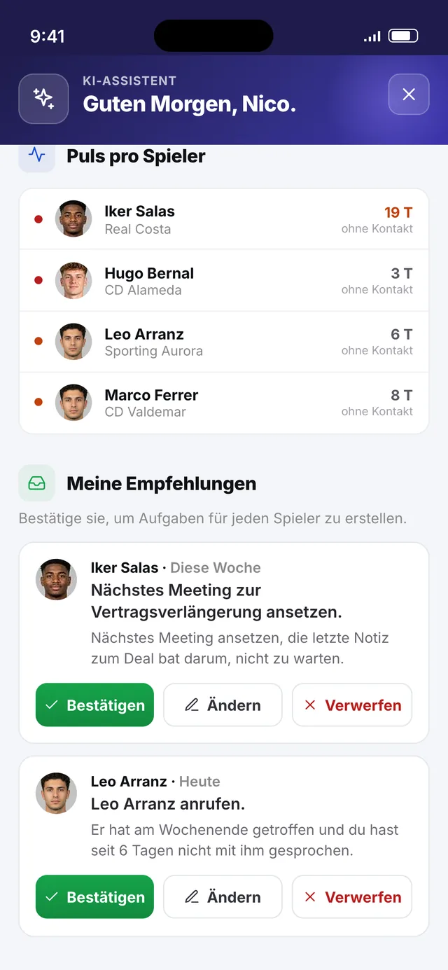 wiqo · Empfehlungen, die zu Aufgaben werden