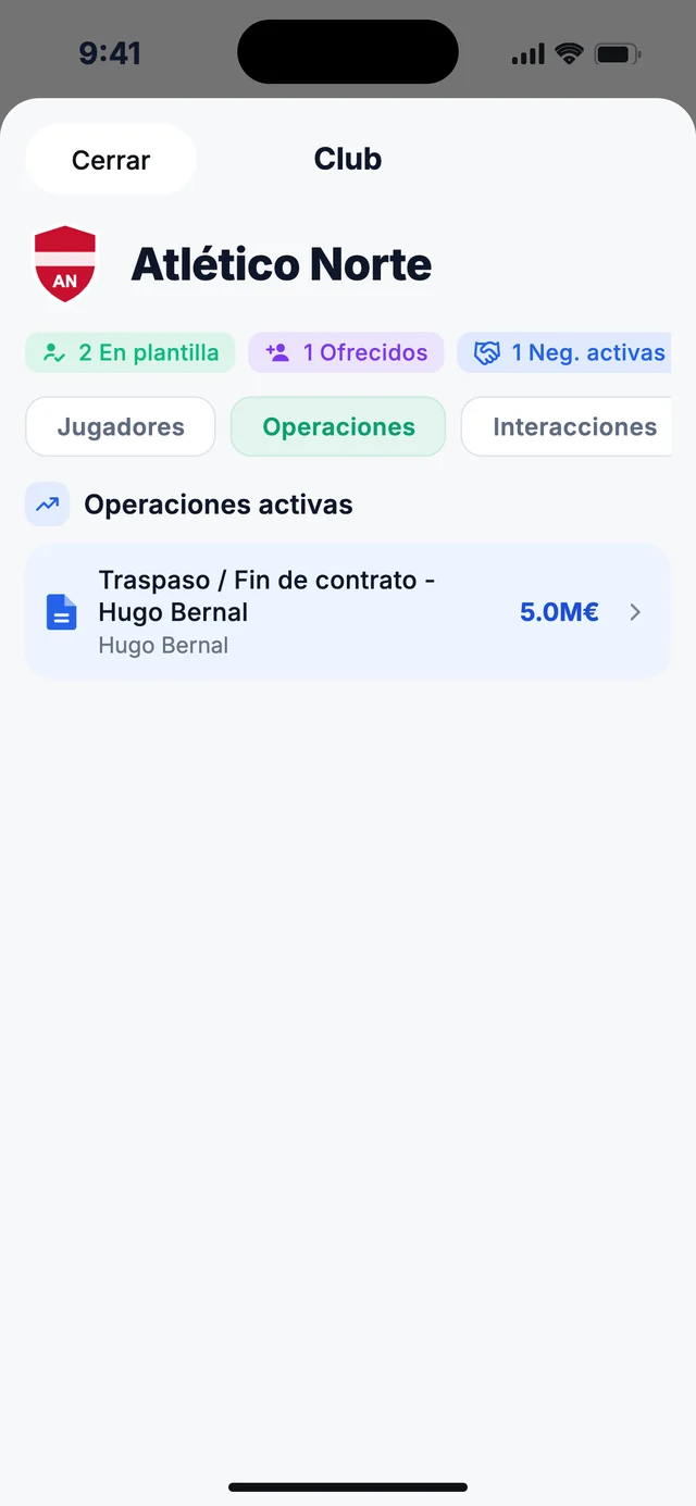 wiqo · Tus operaciones con el club