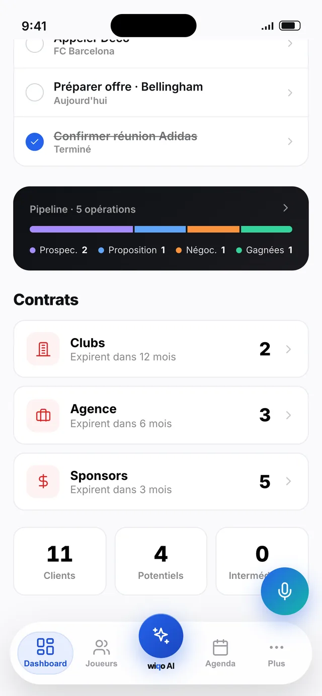 wiqo · Tes opérations, par phase