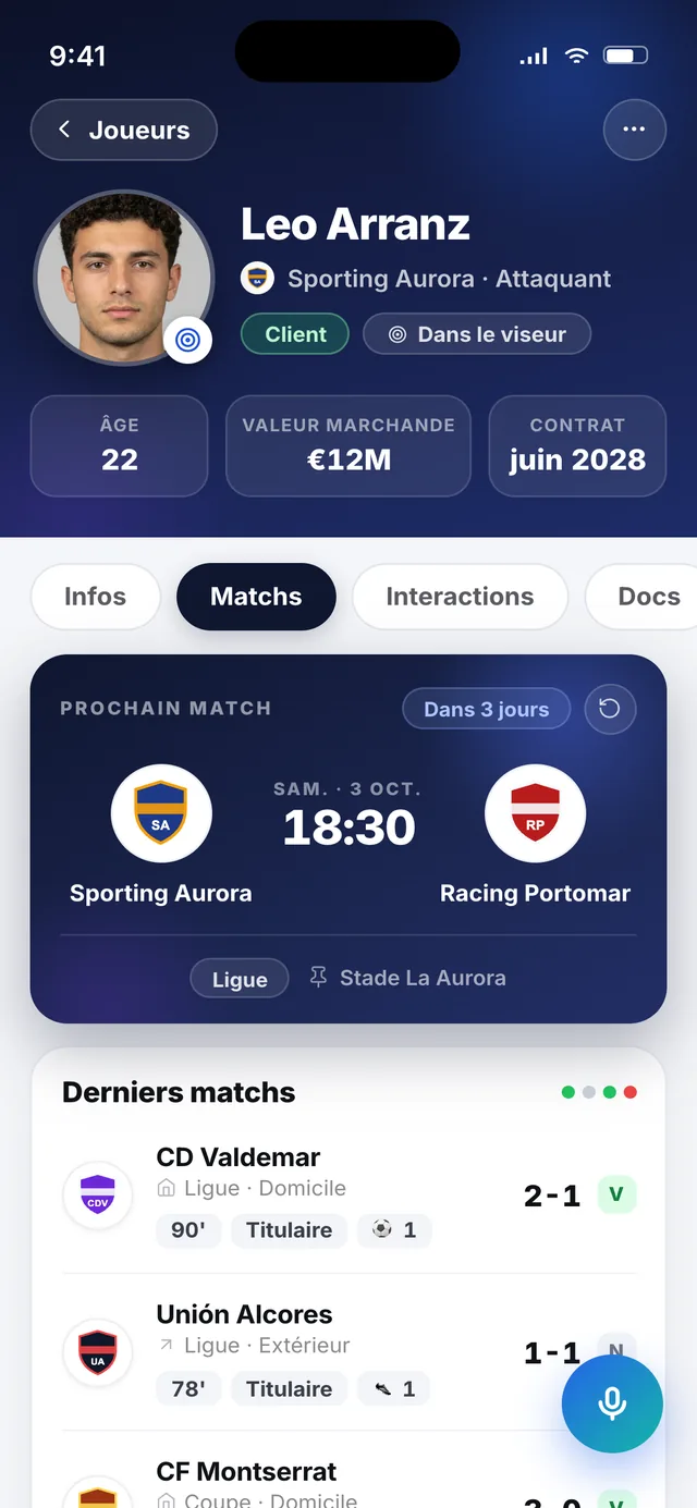 wiqo · Ses matchs