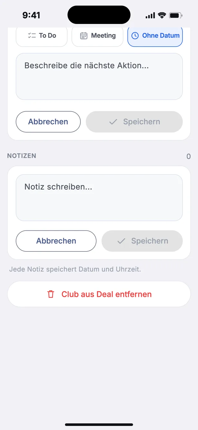 wiqo · Notizen mit Datum