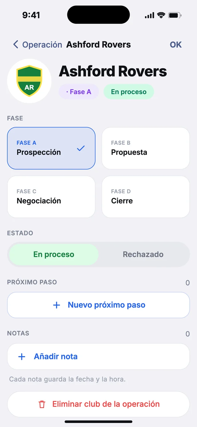 wiqo · Cada club, en su fase