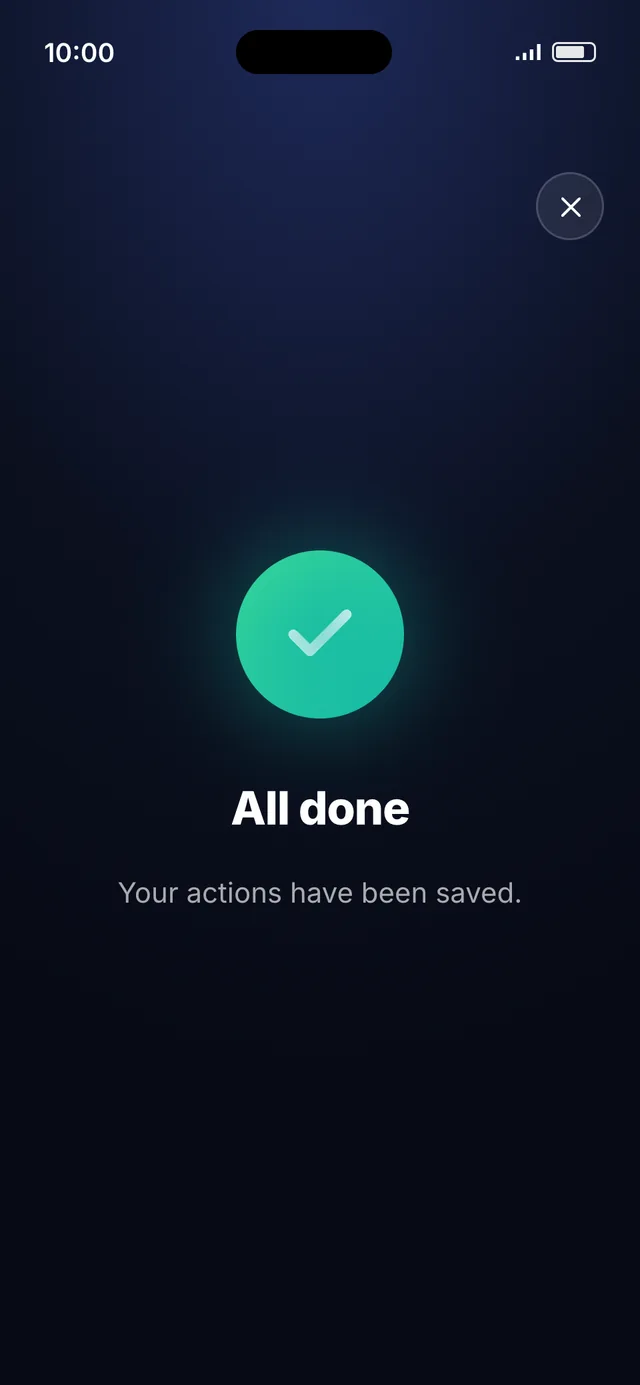 wiqo · Confirm and you're done