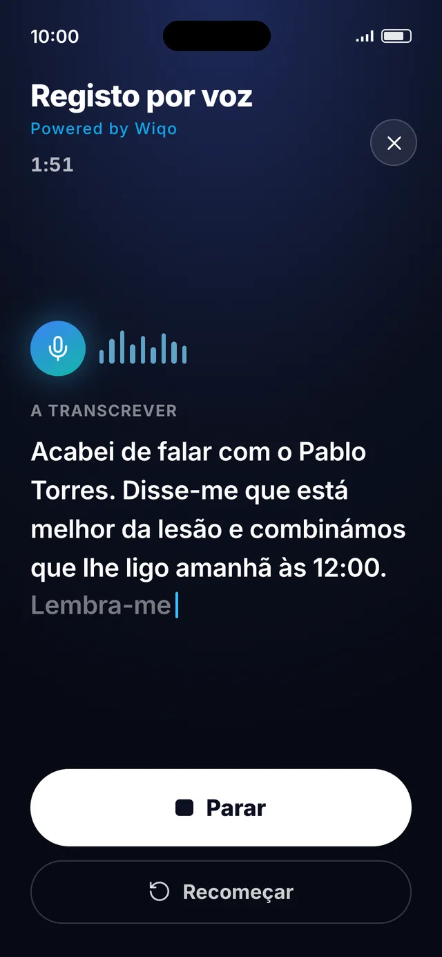 wiqo · A wiqo transcreve em direto