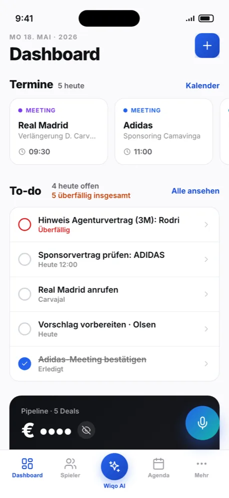 wiqo · Dashboard