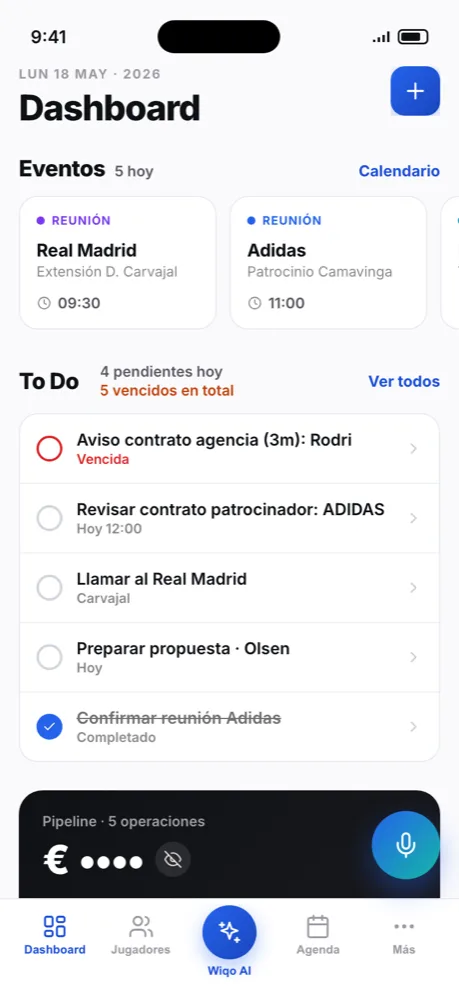 Wiqo · Dashboard