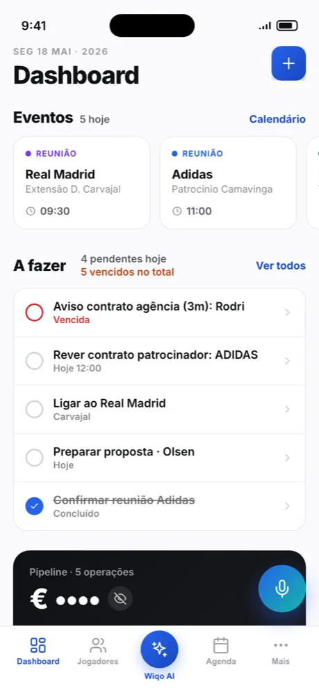 wiqo · Dashboard